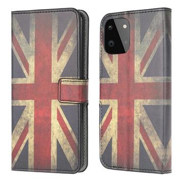 Galaxy A22 5G - Cuir Coque Motif