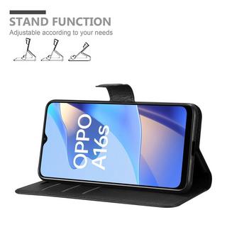 Cadorabo  Hülle für Oppo A16s  A54s Standfunktion, Kartenfach 