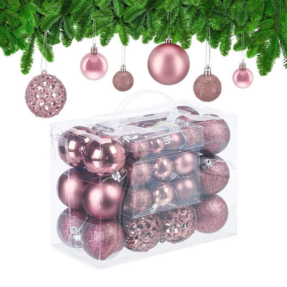 Lot de 50 boules de Noël