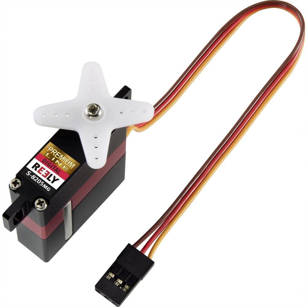 Reely  Midi Digital Servo S-8205MG, Metallgetriebe (Flugzeug Segelflugzeug) 