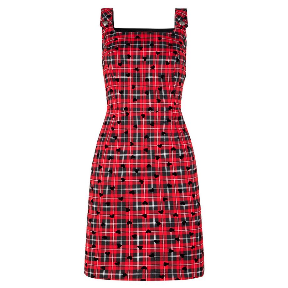 Joe Browns Minikleid Tartan-Karo Herzmuster  