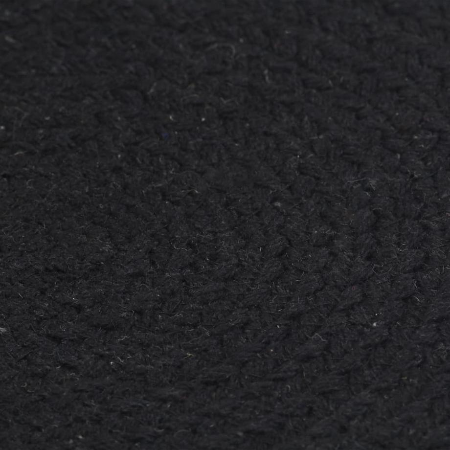 VidaXL Napperons  pcs rond coton coton  