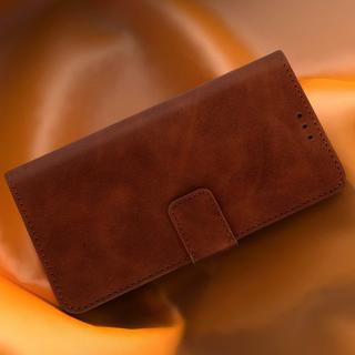 Avizar  Étui iPhone 14 Pro Portefeuille Marron 