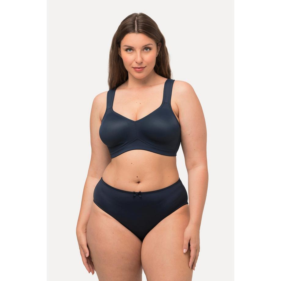 Ulla Popken Mikrofaser BH 2er Pack ohne Bügel vorgeformte Cups  