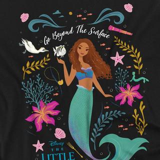 The Little Mermaid Go Beyond The Surface T-Shirt Maniche Lunghe  