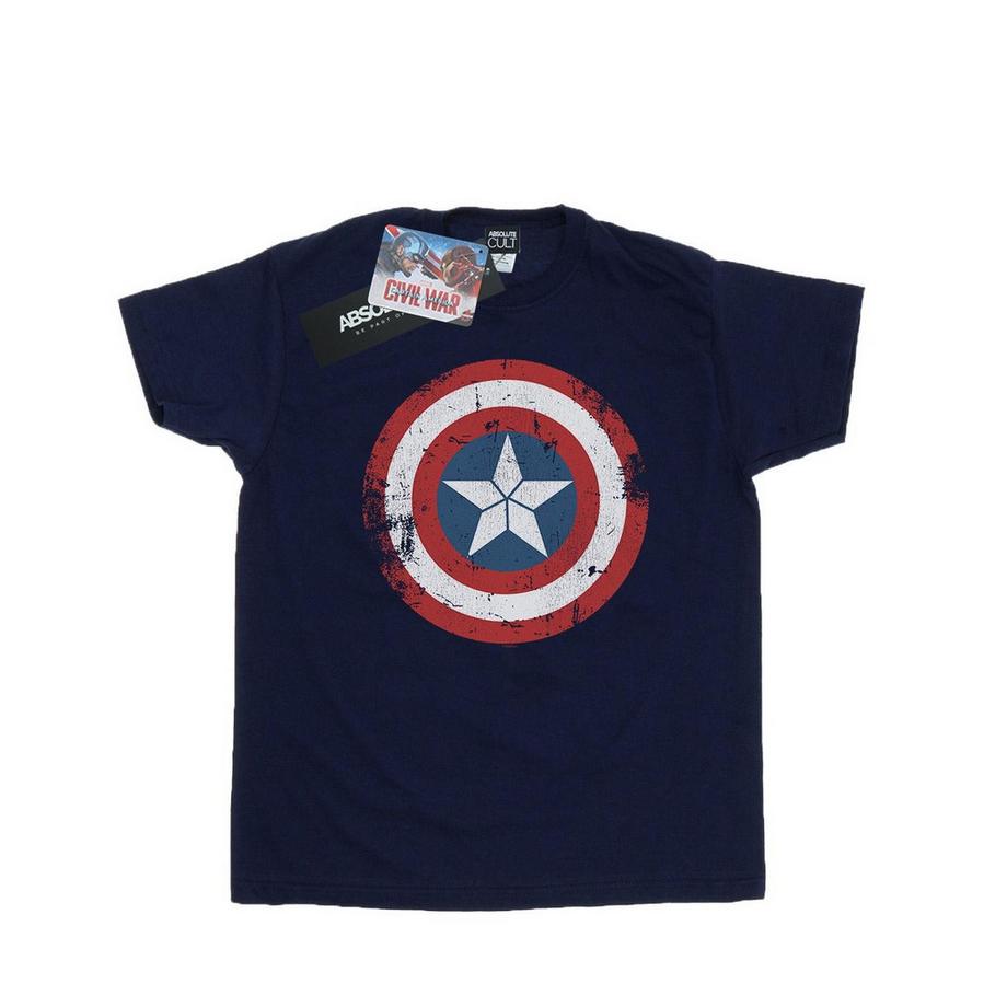 MARVEL Civil War Captain America Shield T-Shirt  