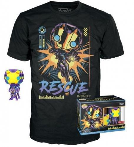 Funko  Funko Pop & Tee (XL) Marvel Blacklight S2 : Rescue 