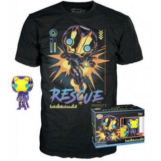 Funko  Funko Pop & Tee (XL) Marvel Blacklight S2 : Rescue 