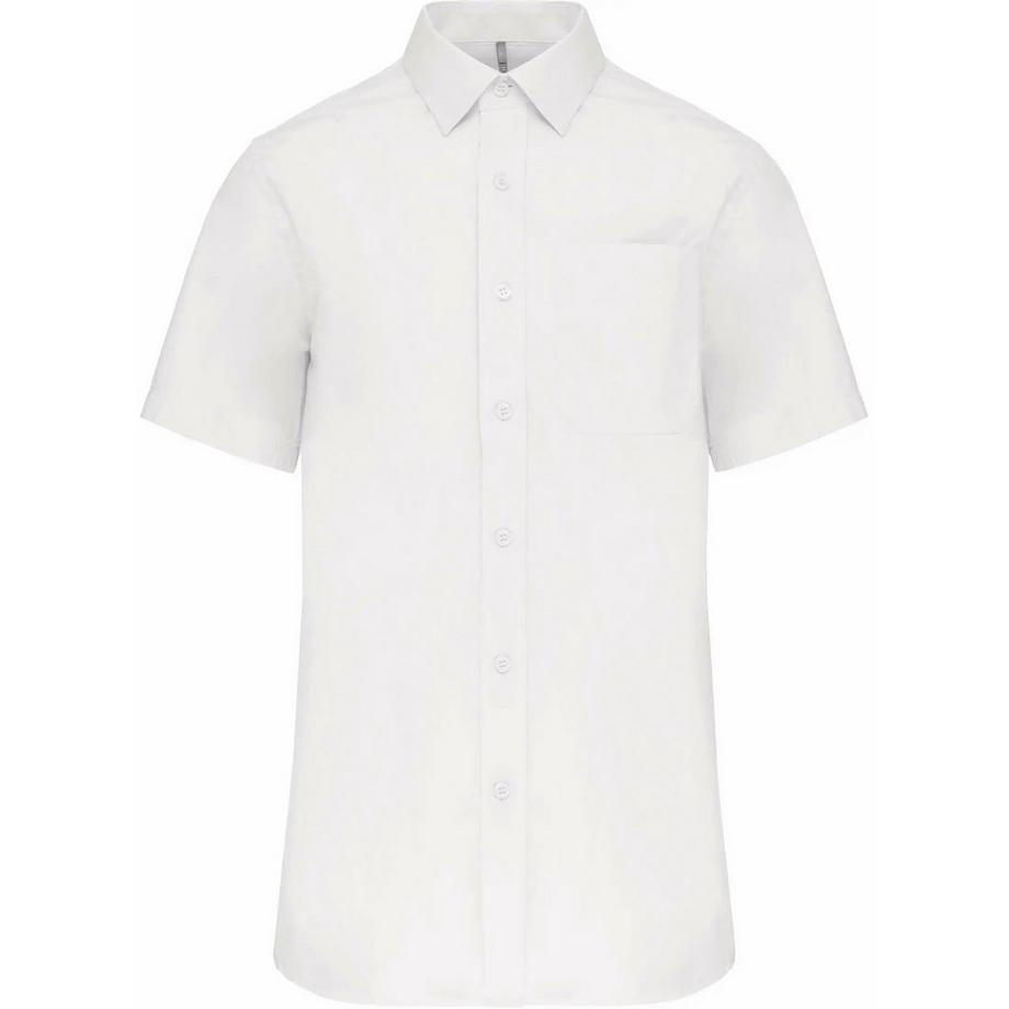 chemise manches courtes popeline