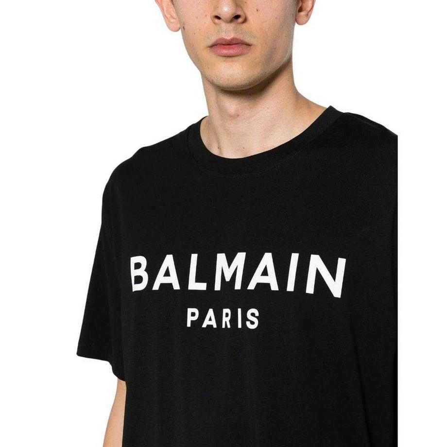 BALMAIN  T-ShirtMotif Logo Paris 