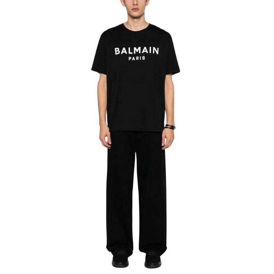 BALMAIN  T-ShirtMotif Logo Paris 