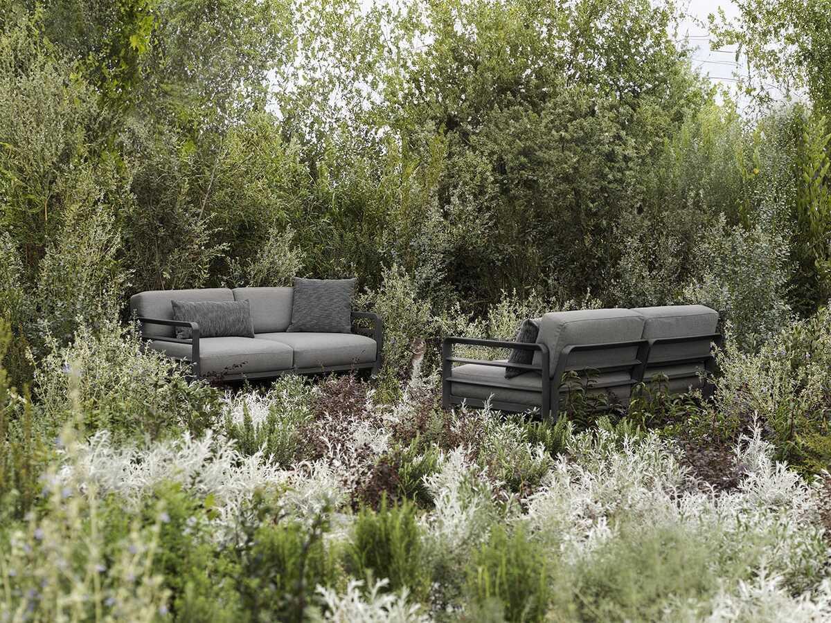 NARDI outdoor Coussin de jardin Maximo gris 70x30  