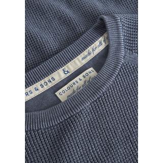 Colours & Sons Pullover Girocollo Lavato  