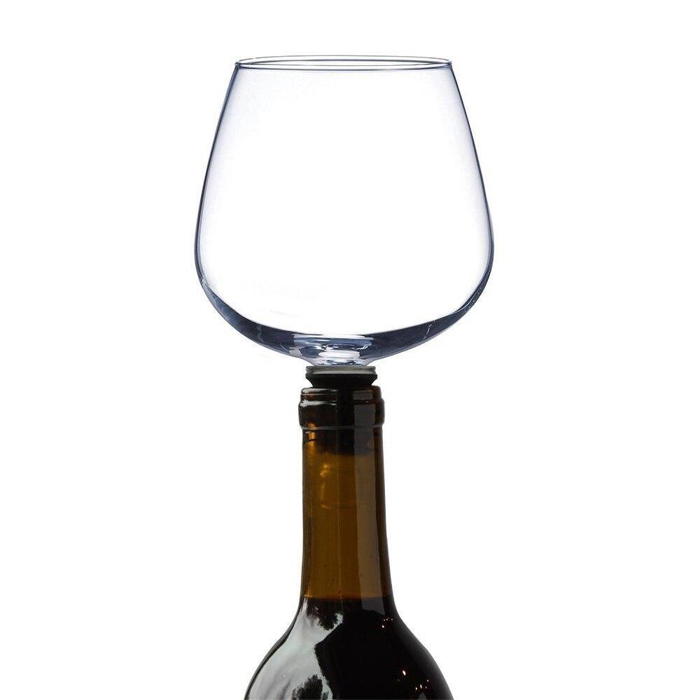 Northio Lustiges Weinglas zur Weinflasche  