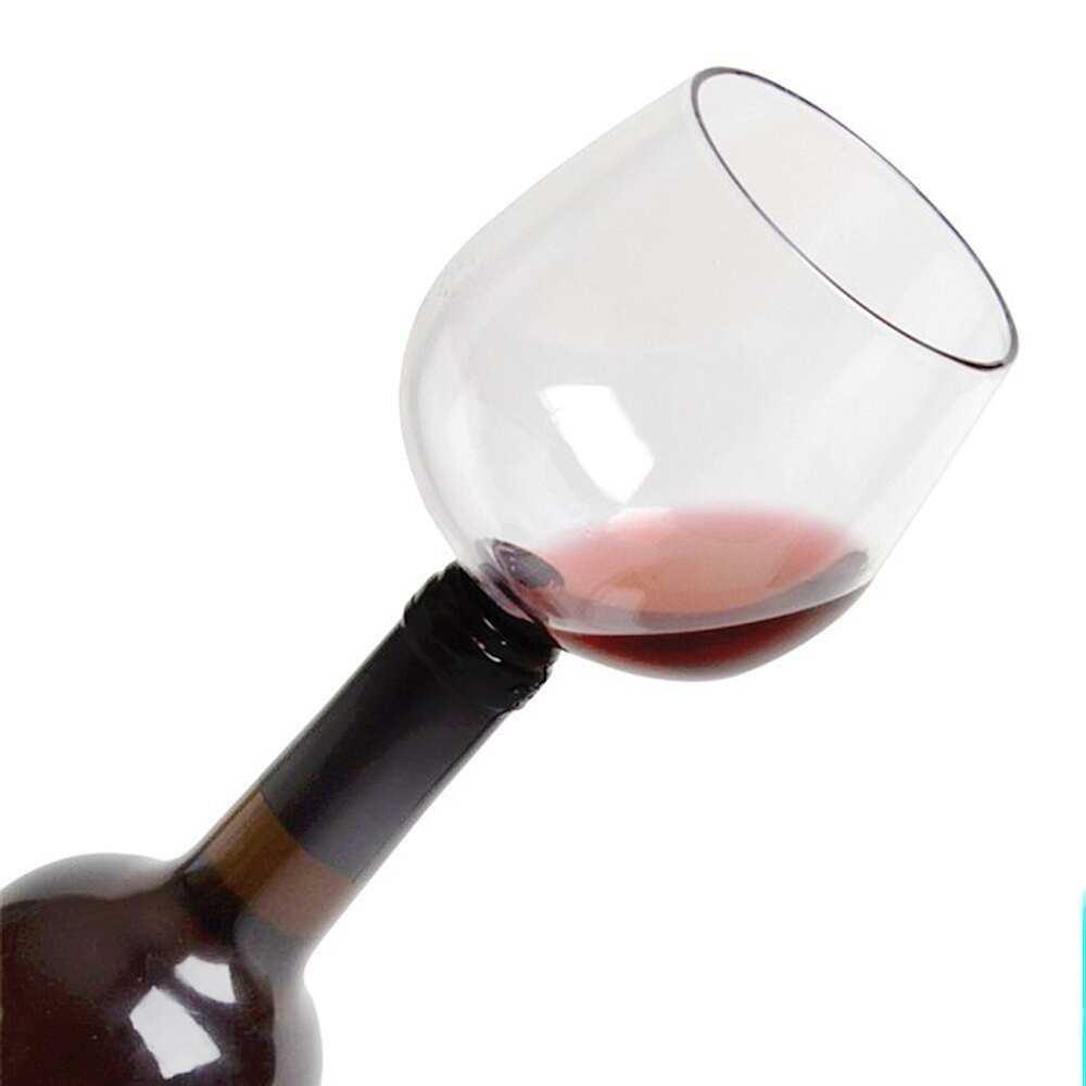 Northio Bicchiere di vino divertente per bottiglia di vino  