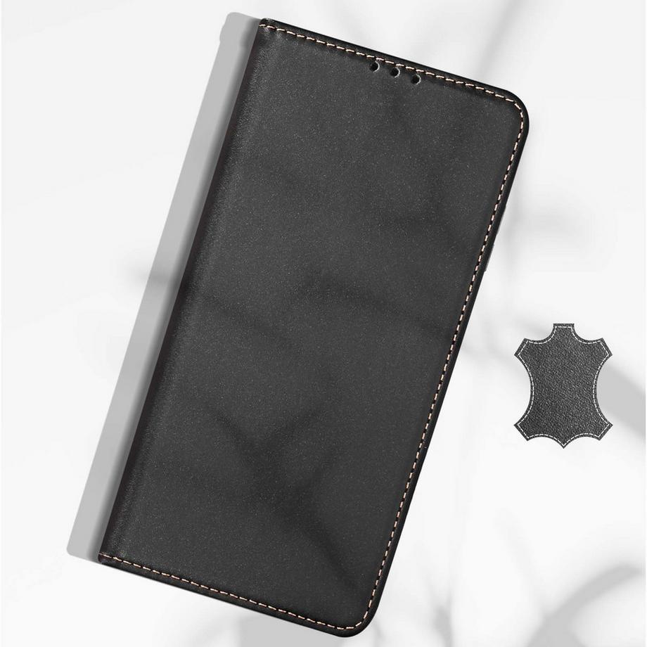 Avizar  Étui iPhone 17 Pro en Cuir avec Support 