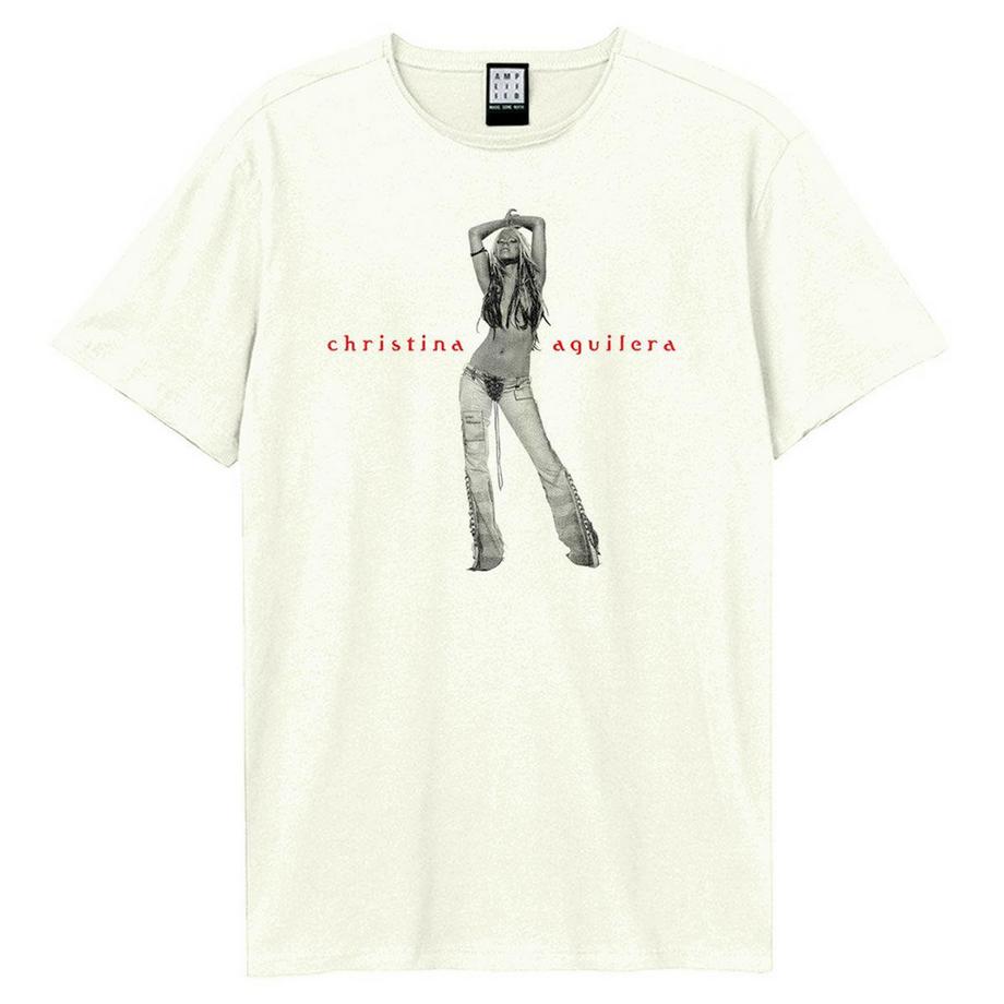 Amplified Christina Aguilera Grafikdruck T-Shirt  