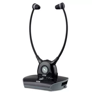Cgv  CGV Hel Dolfin Kabelloser Stereo-Stereo-TV-Kopfhörer Schwarz 