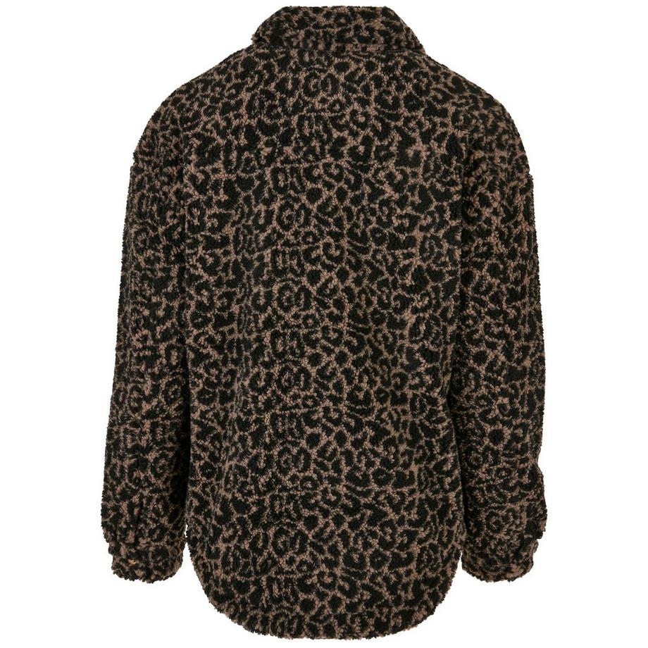 URBAN CLASSICS Sherpa Overshirt All Over Print  