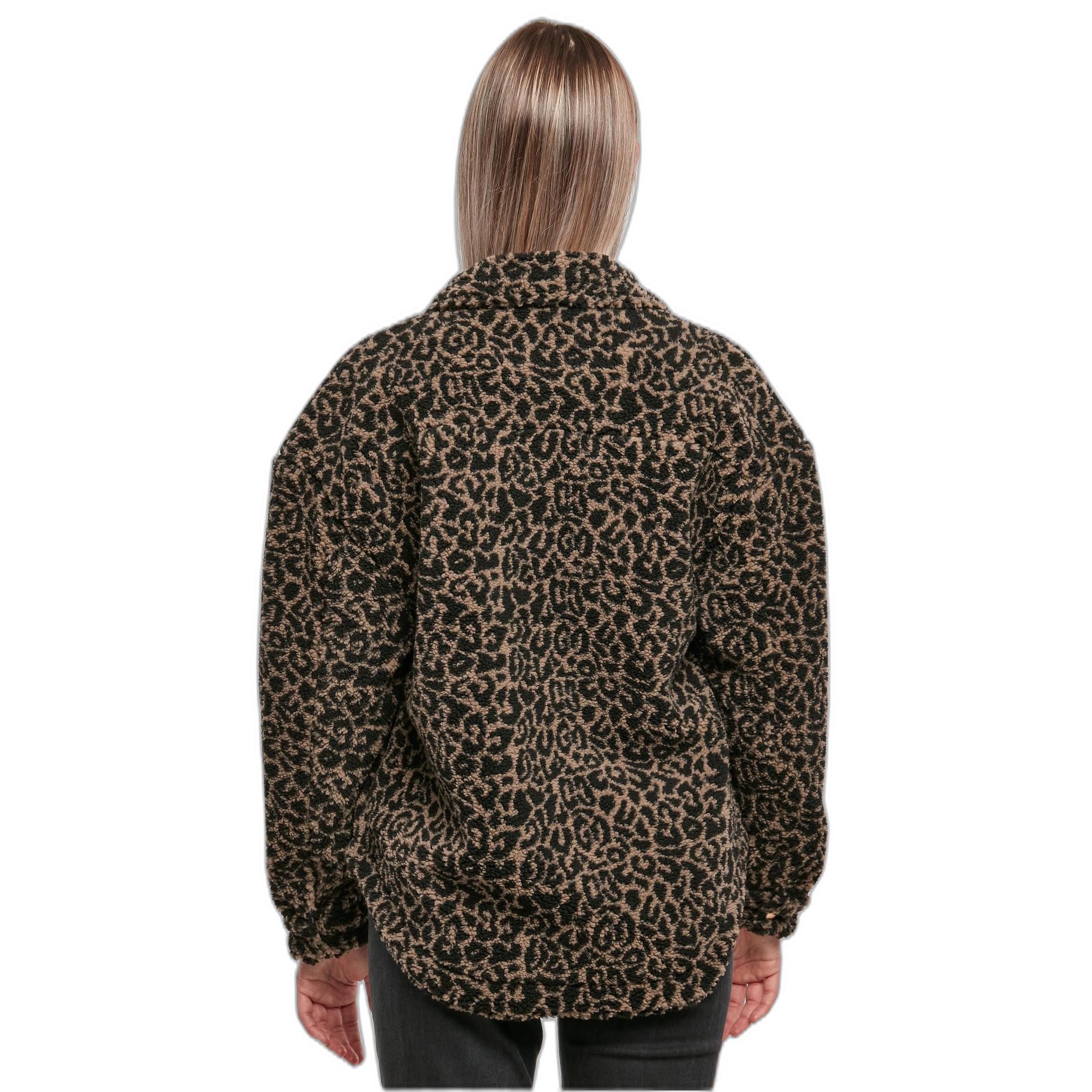 URBAN CLASSICS Sovracamicia Sherpa All Over Print  