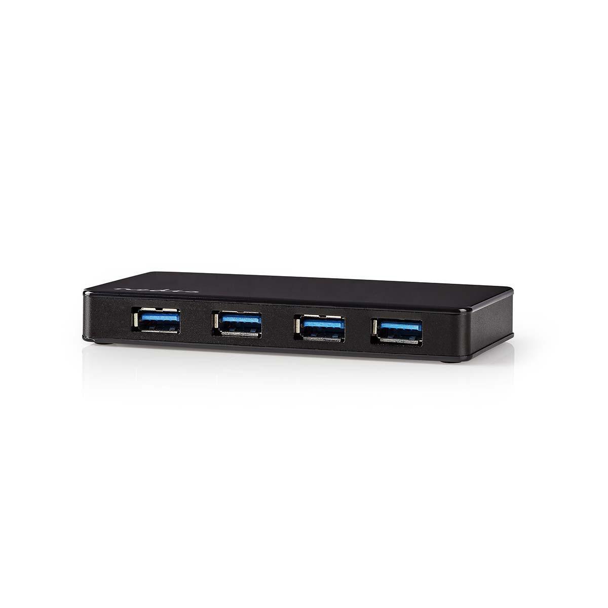 Nedis  Hub USB | USB A-Hane | 4x USB A Female | 4-Port(s) | USB 3.2 Gen 1 | Adaptateur d'alimentation / USB power | 4x USB 