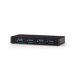 Nedis  Hub USB | USB A-Hane | 4x USB A Female | 4-Port(s) | USB 3.2 Gen 1 | Adaptateur d'alimentation / USB power | 4x USB 