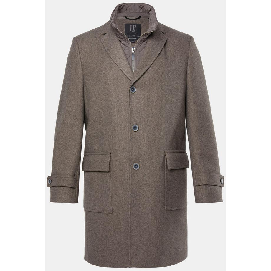 JP1880 FLEXNAMIC Manteau Col Revers Empiècement Matelassé  