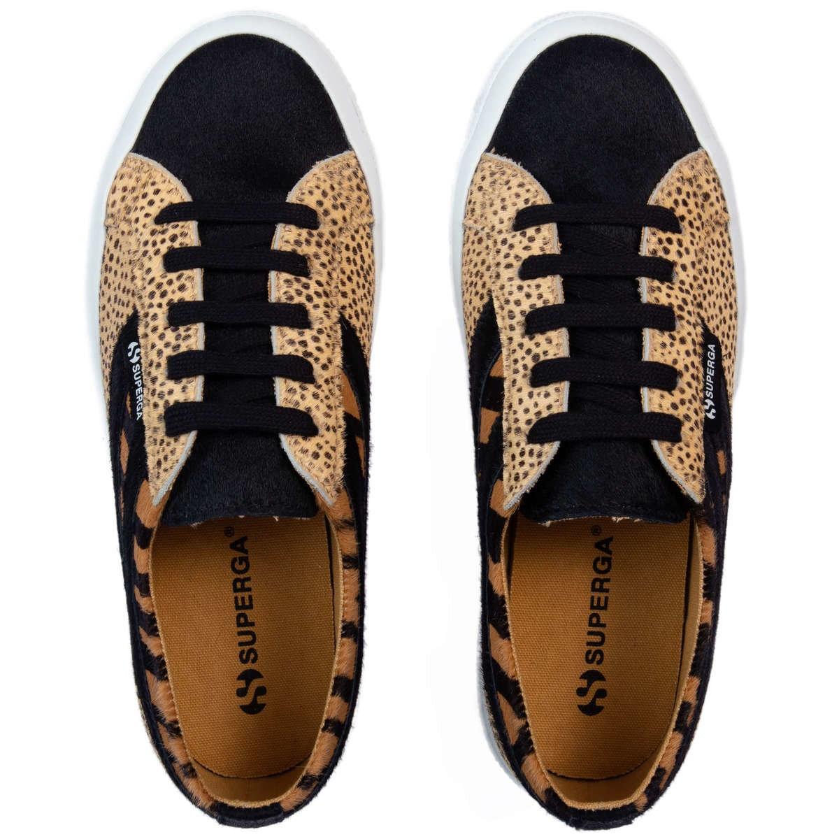 SUPERGA  Sneaker, Gepard & Zebra Muster 