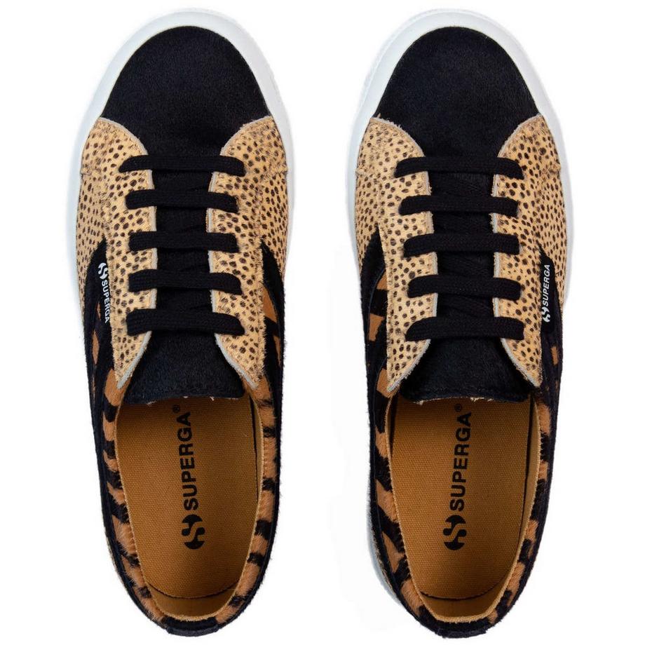 SUPERGA Sneaker Gepard & Zebra Muster  