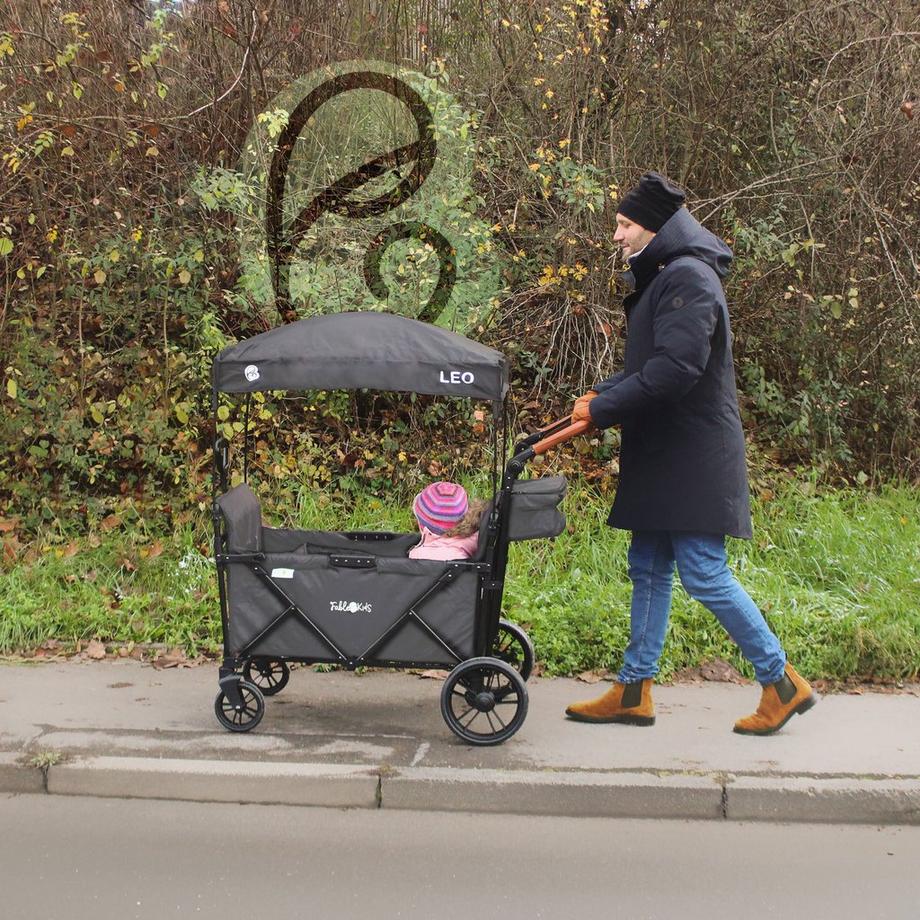 FableKids  LEO X2 Lite Carrello a Mano con tetto Pieghevole per il Trasporto 