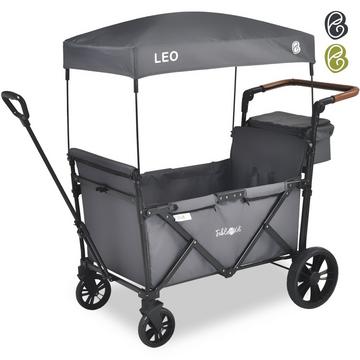 Bollerwagen LEO X2Lite mit Dach faltbarer Transportwagen