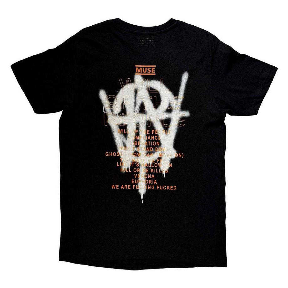 Muse T-Shirt mit Rückendruck  