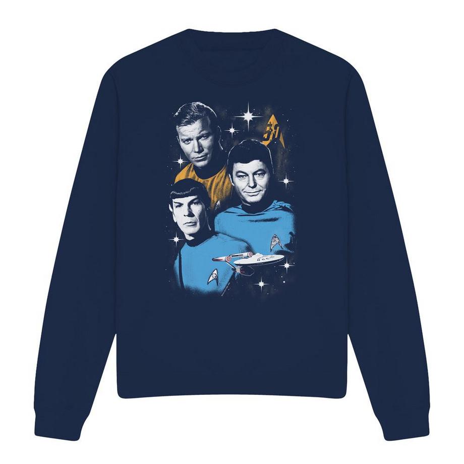 Star Trek All Star Stampa Regular Fit Felpa  