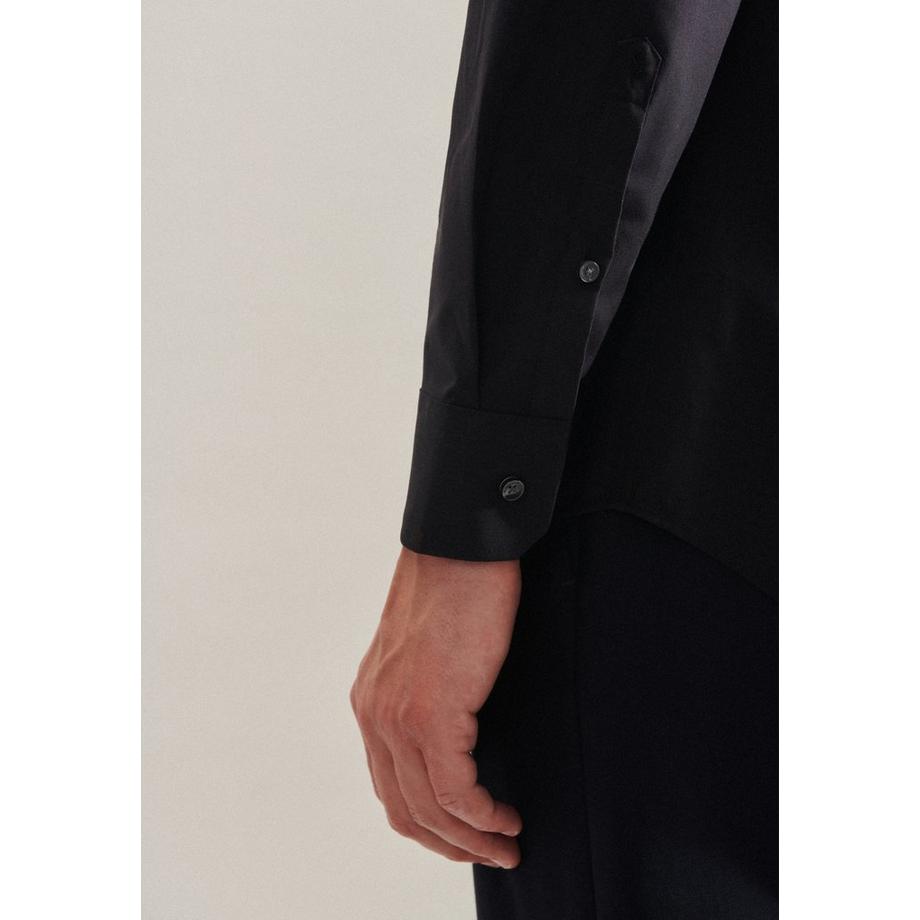 Seidensticker  Business Hemd Shaped Fit Langarm Uni 