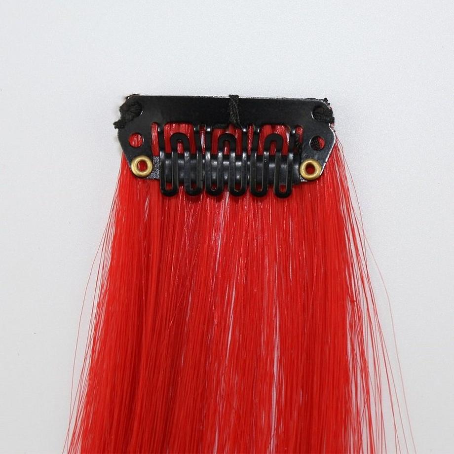 B2X  8pcs d'extensions de cheveux synthétiques de différentes couleurs 