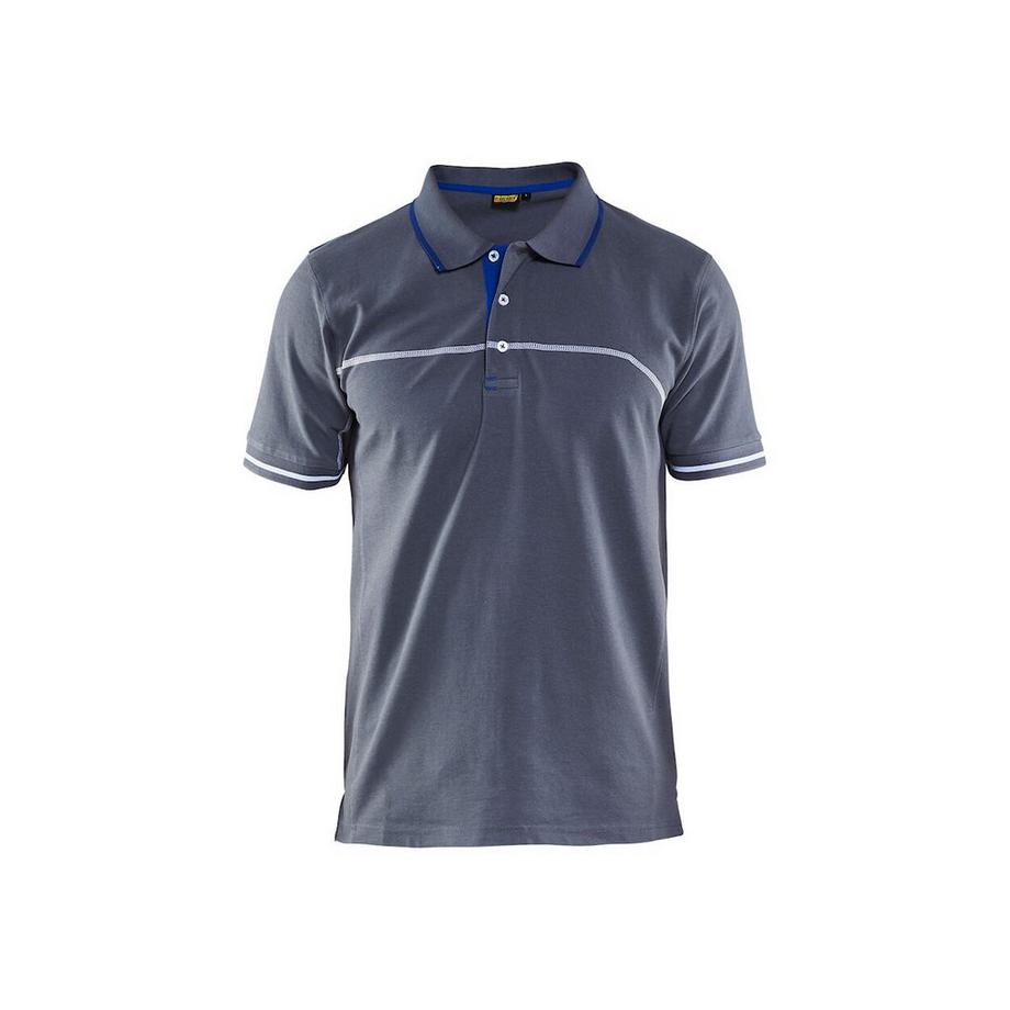 zweifarbiges poloshirt