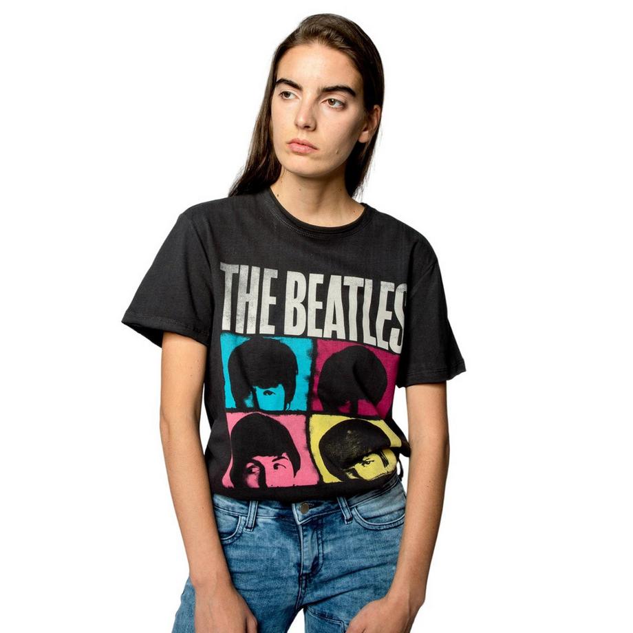 Amplified Hard Days Night T-Shirt Stampa Grafica  