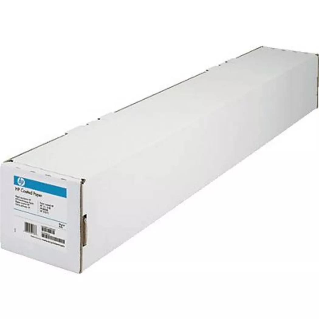 Hewlett-Packard – Inkjet-Plotterpapier gestrichen 61 cm x 45.7 m, 90 g/m², 1 Rolle, One Size, Weiss