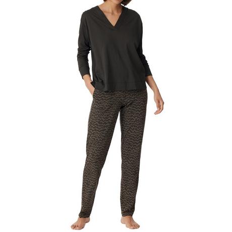 Schiesser Modern Nightwear Pigiama Oversized Maniche a Pipistrello  