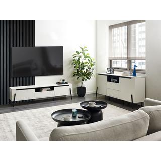 Beliani Sideboard mit 2 Türen aus Faserplatte Modern BLACKPOOL  
