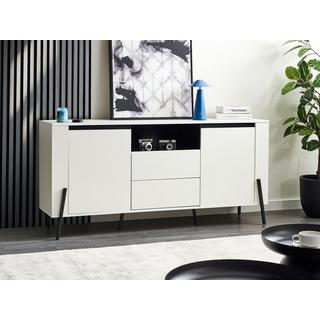 Beliani Sideboard mit 2 Türen aus Faserplatte Modern BLACKPOOL  