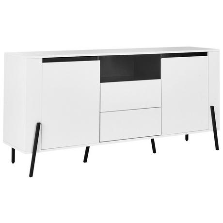 Beliani Sideboard mit 2 Türen aus Faserplatte Modern BLACKPOOL  
