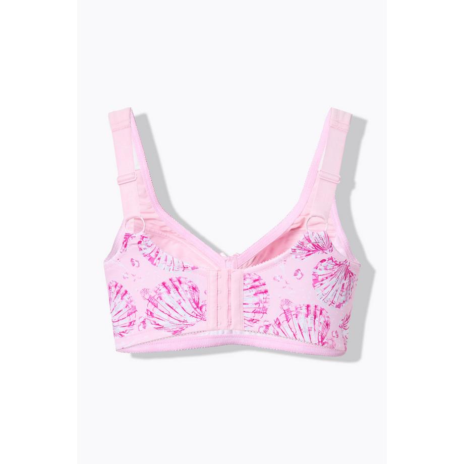 Ulla Popken Soutien-gorge de maintien sans armatures imprimé coquillages  