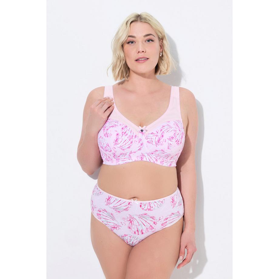 Ulla Popken Soutien-gorge de maintien sans armatures imprimé coquillages  