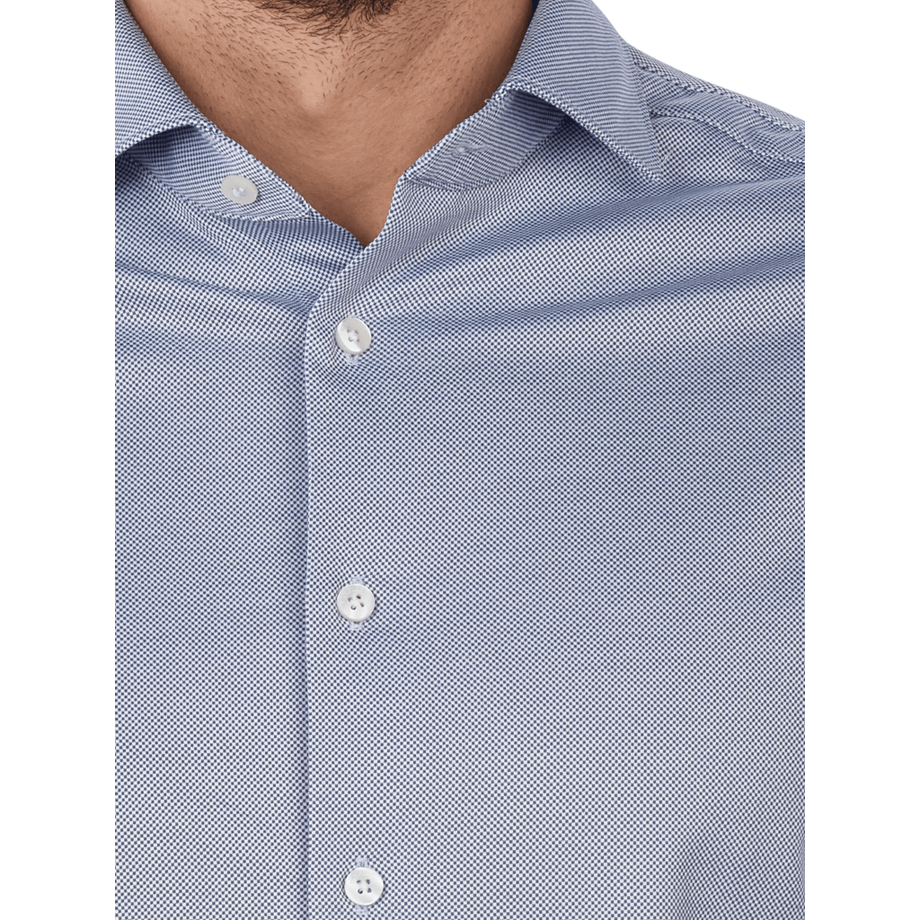 VANGUARD Camicia Oxford Jersey con colletto haikragen  
