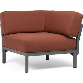 NARDI outdoor Élément d&#039;angle salon de jardin Maximo gris rouge  