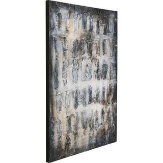 KARE Design Tableau sur toile Ombres gris 90x120  