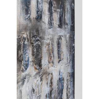 KARE Design Tableau sur toile Ombres gris 90x120  