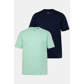 JP1880 T-Shirt Basique Col V Manches Courtes Lot de 2  