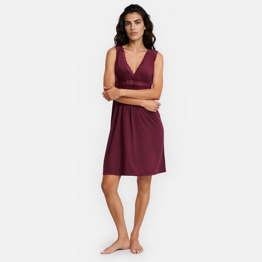 Chemise de nuit sans manches